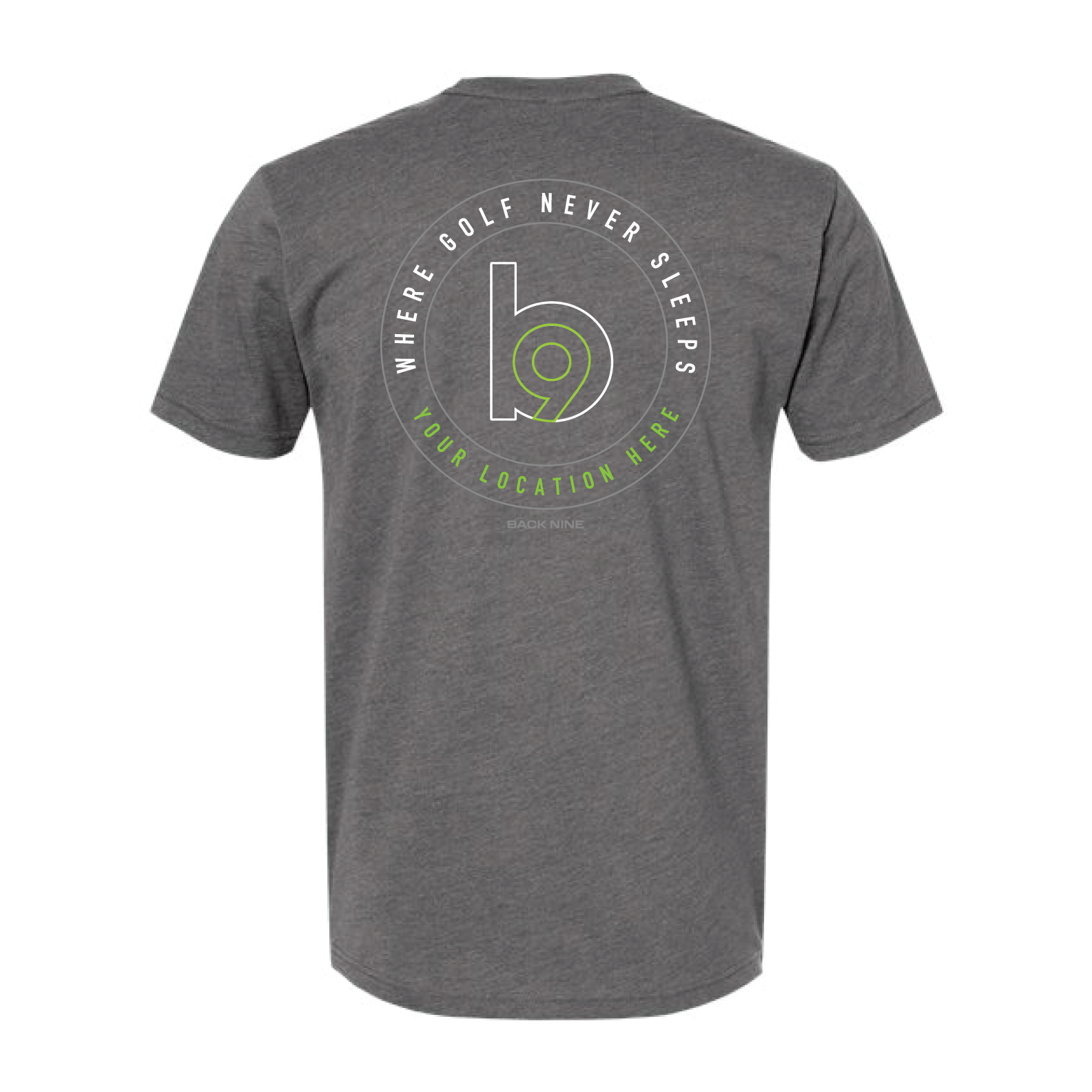 Crest — Easy Tee (Adult) — Heather Grey Front