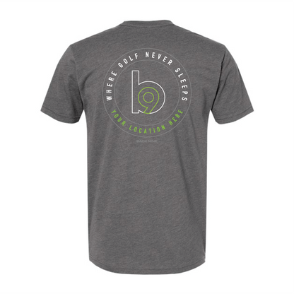 Crest — Easy Tee (Adult) — Heather Grey Front