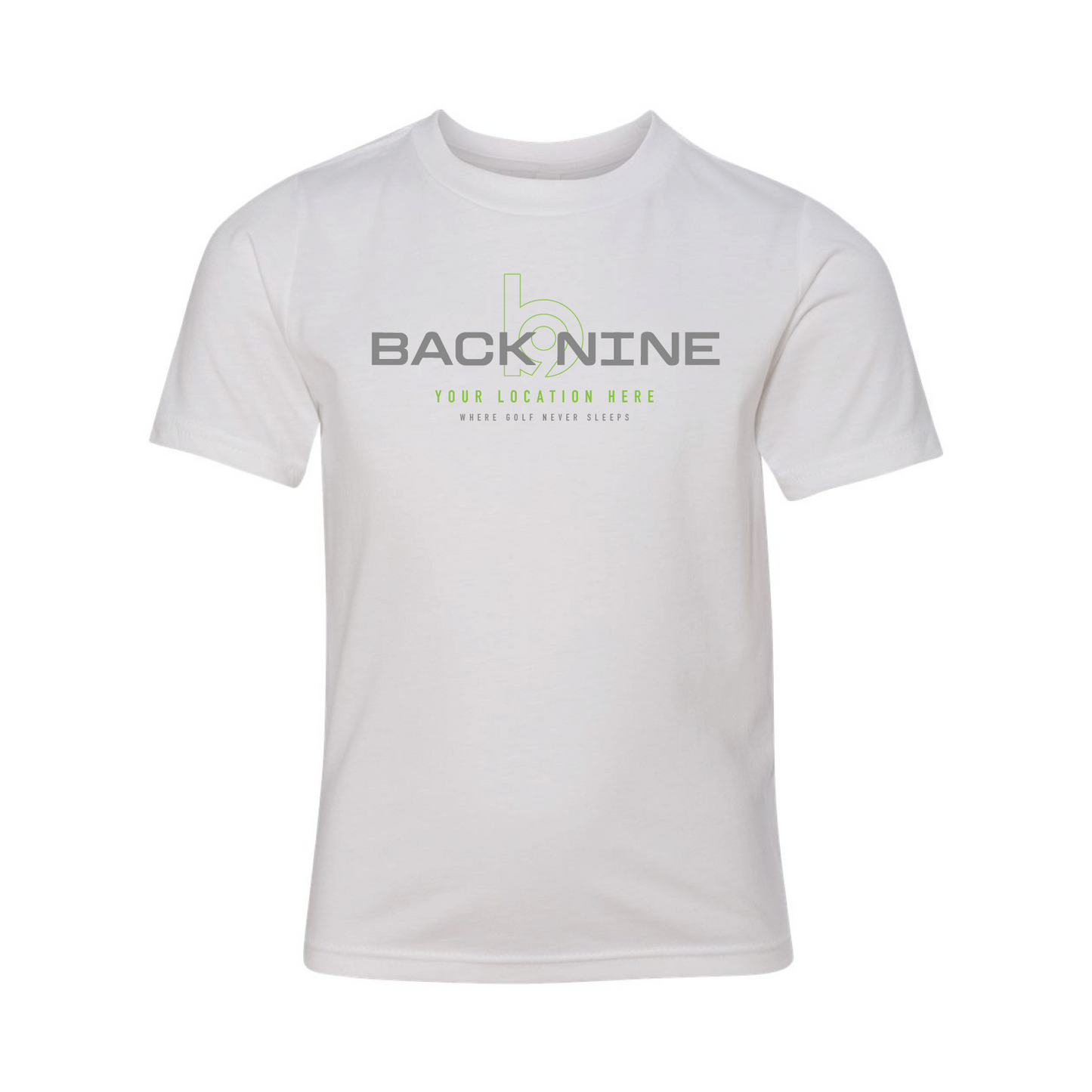 Blueprint — Easy Tee (Youth) — White Front