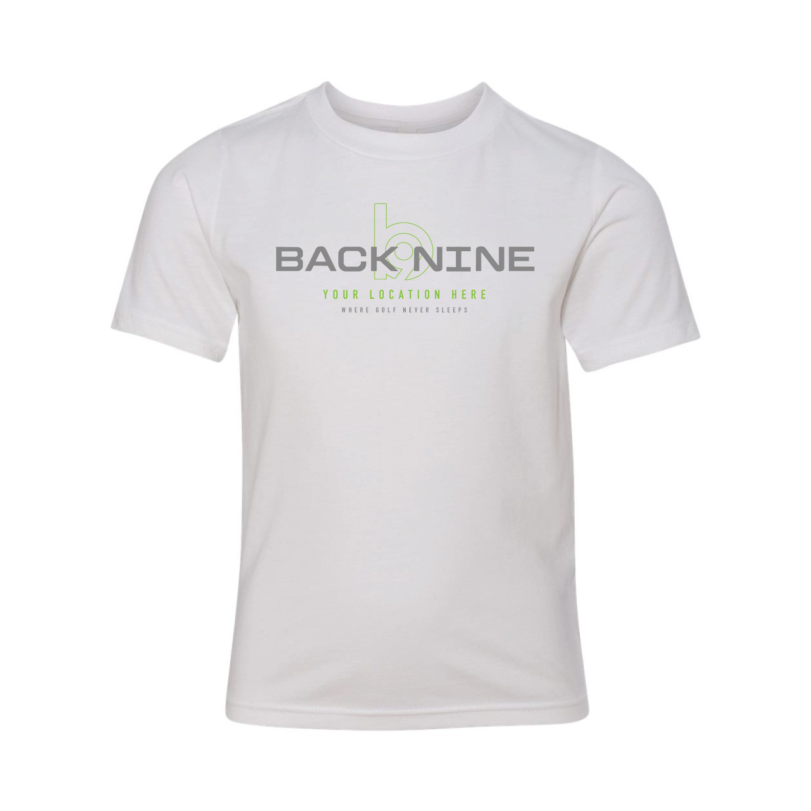 Blueprint — Easy Tee (Youth) — White Front
