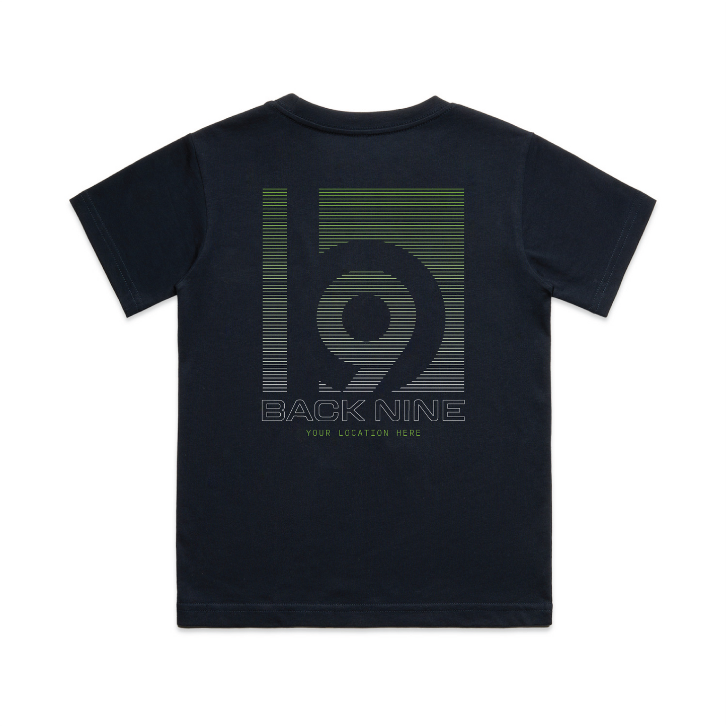 Signal — Sturdy Tee (Youth) — Navy Back
