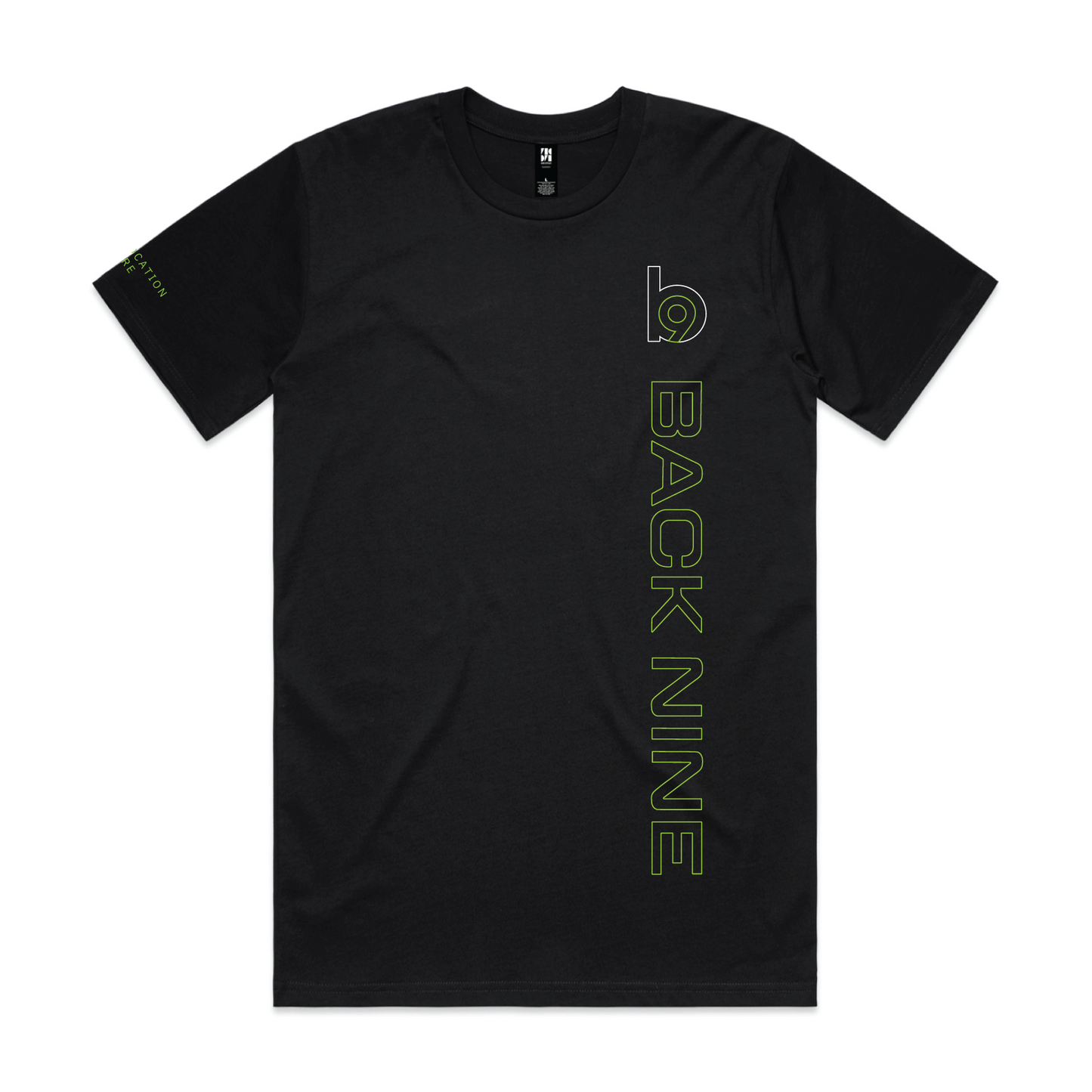 Sideline — Sturdy Tee (Adult) — Black Front
