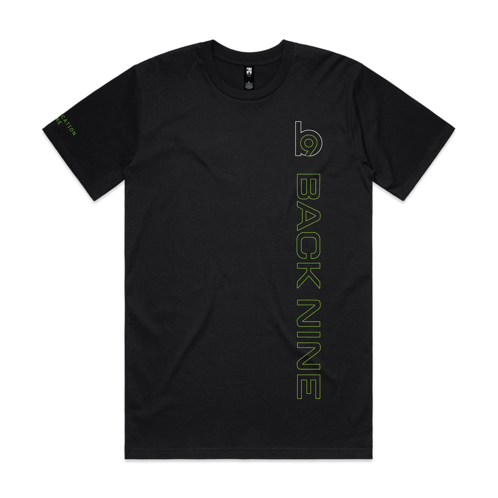 Sideline — Sturdy Tee (Adult) — Black Front