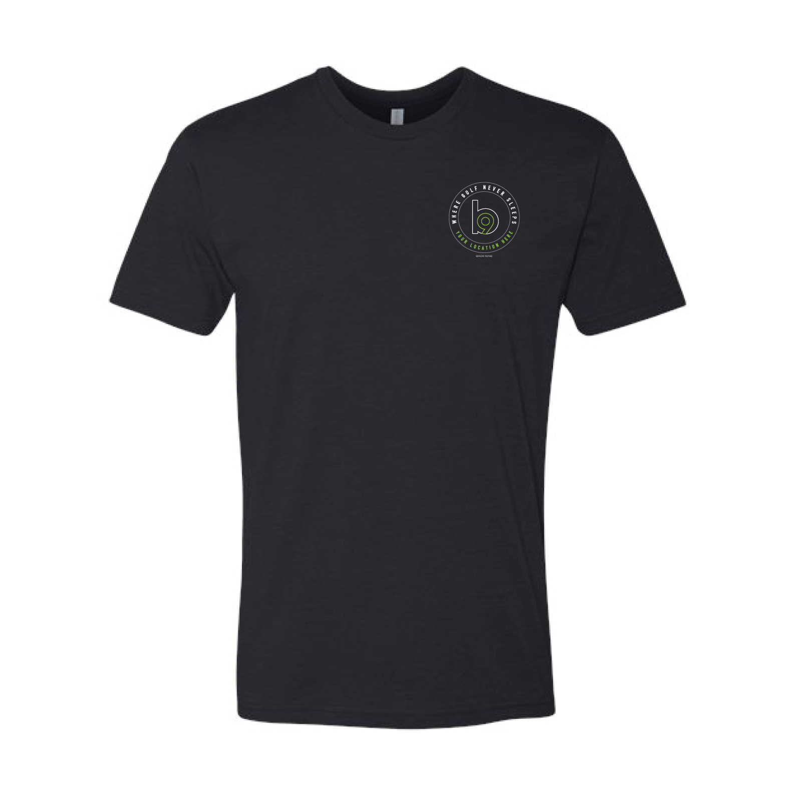 Crest — Easy Tee (Adult) — Black Back
