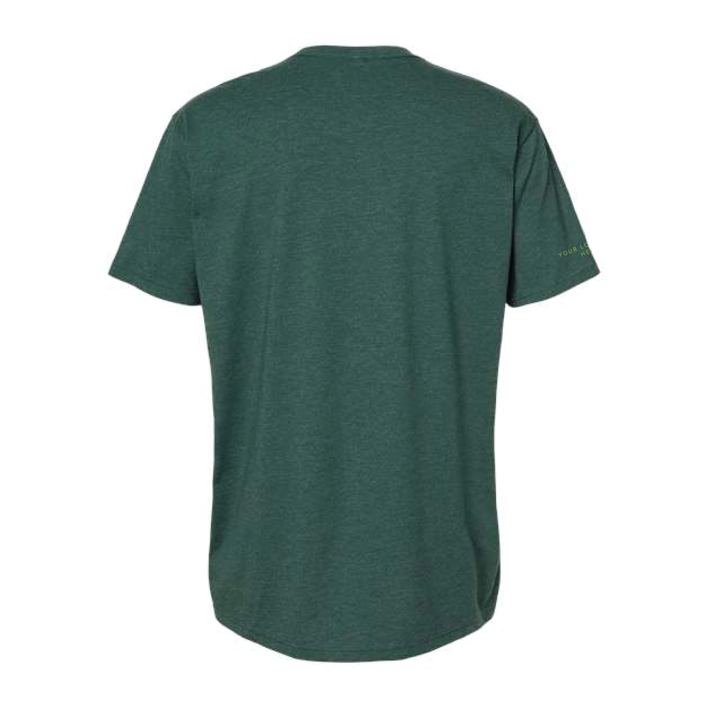 Sideline — Easy Tee (Adult) — Forest Green Back