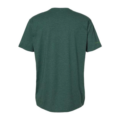 Sideline — Easy Tee (Adult) — Forest Green Back