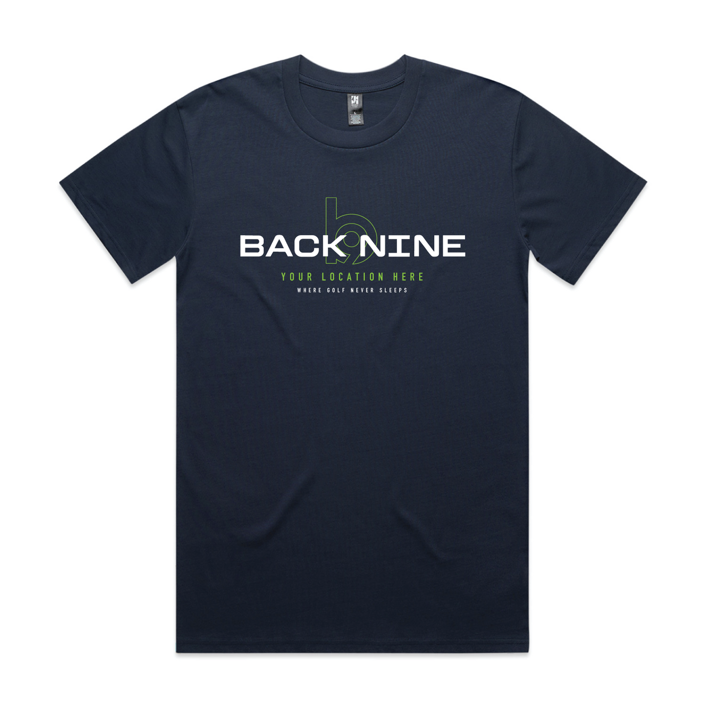 Blueprint — Sturdy Tee (Adult) — Petrol Blue Front