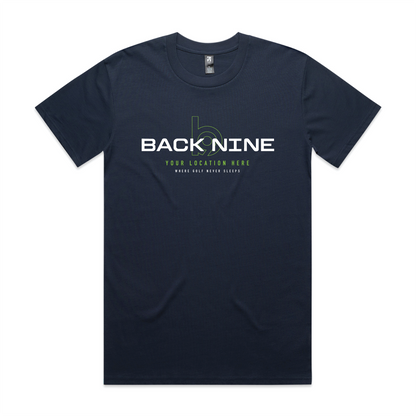 Blueprint — Sturdy Tee (Adult) — Petrol Blue Front