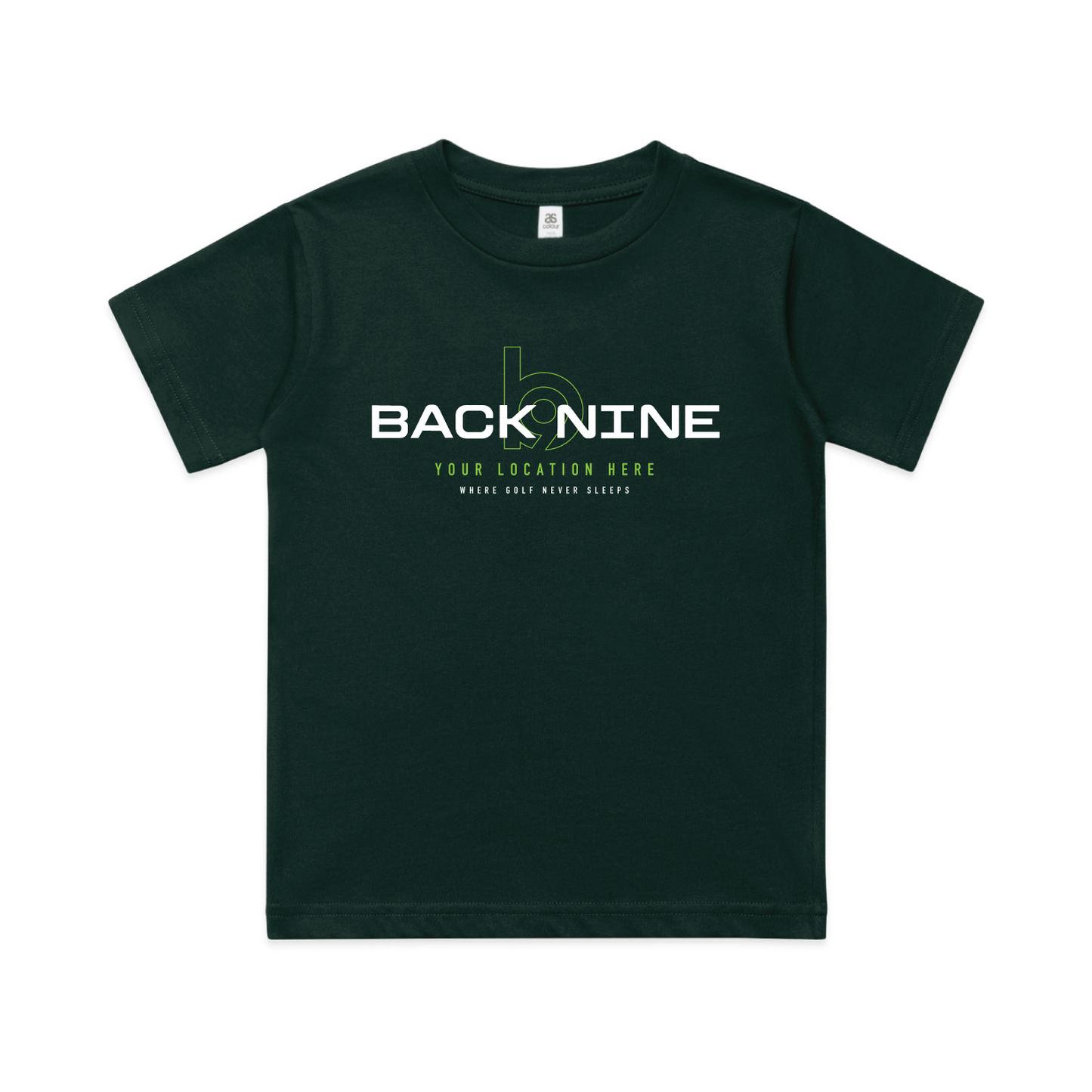 Blueprint — Sturdy Tee (Youth) — Pine Green Front
