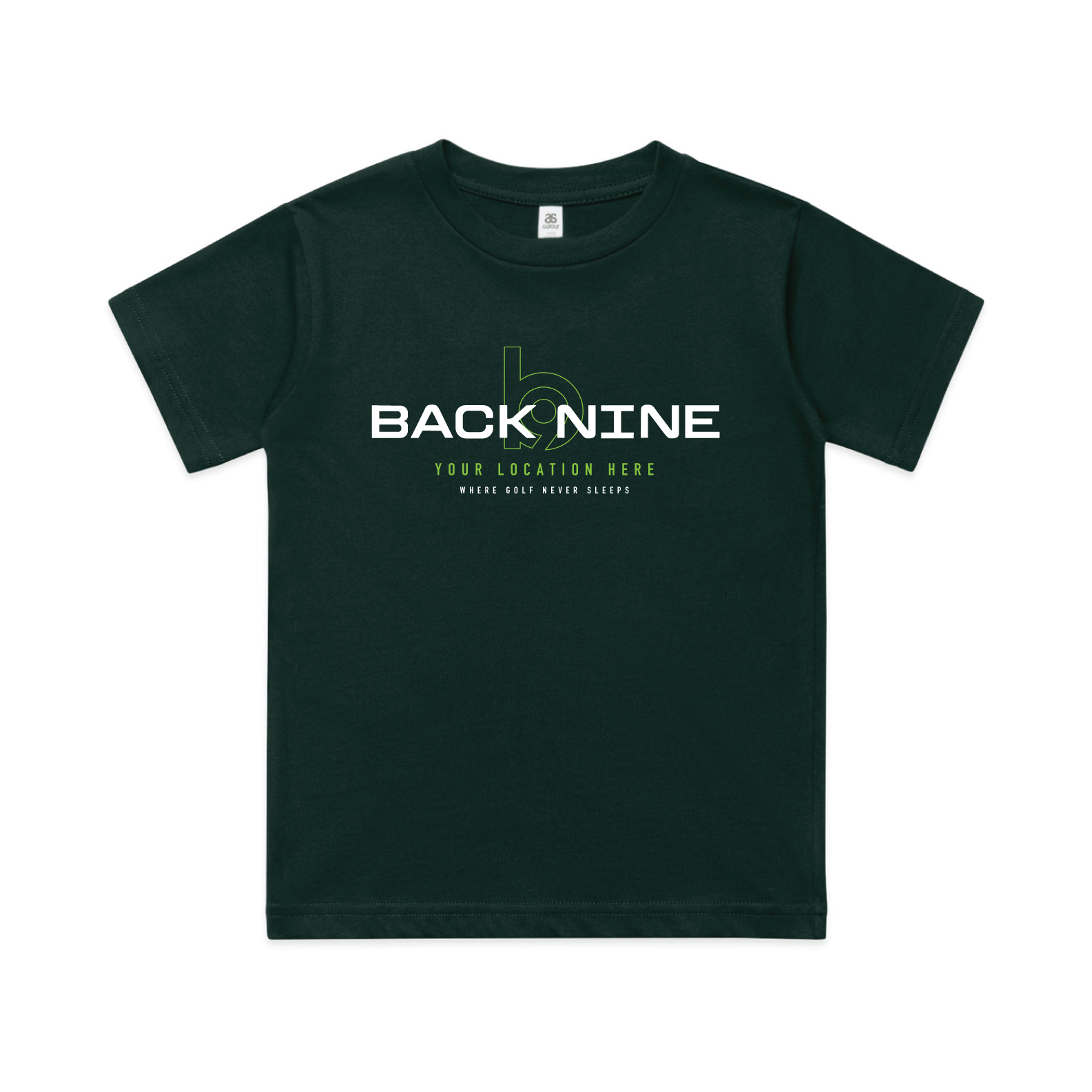 Blueprint — Sturdy Tee (Youth) — Pine Green Front