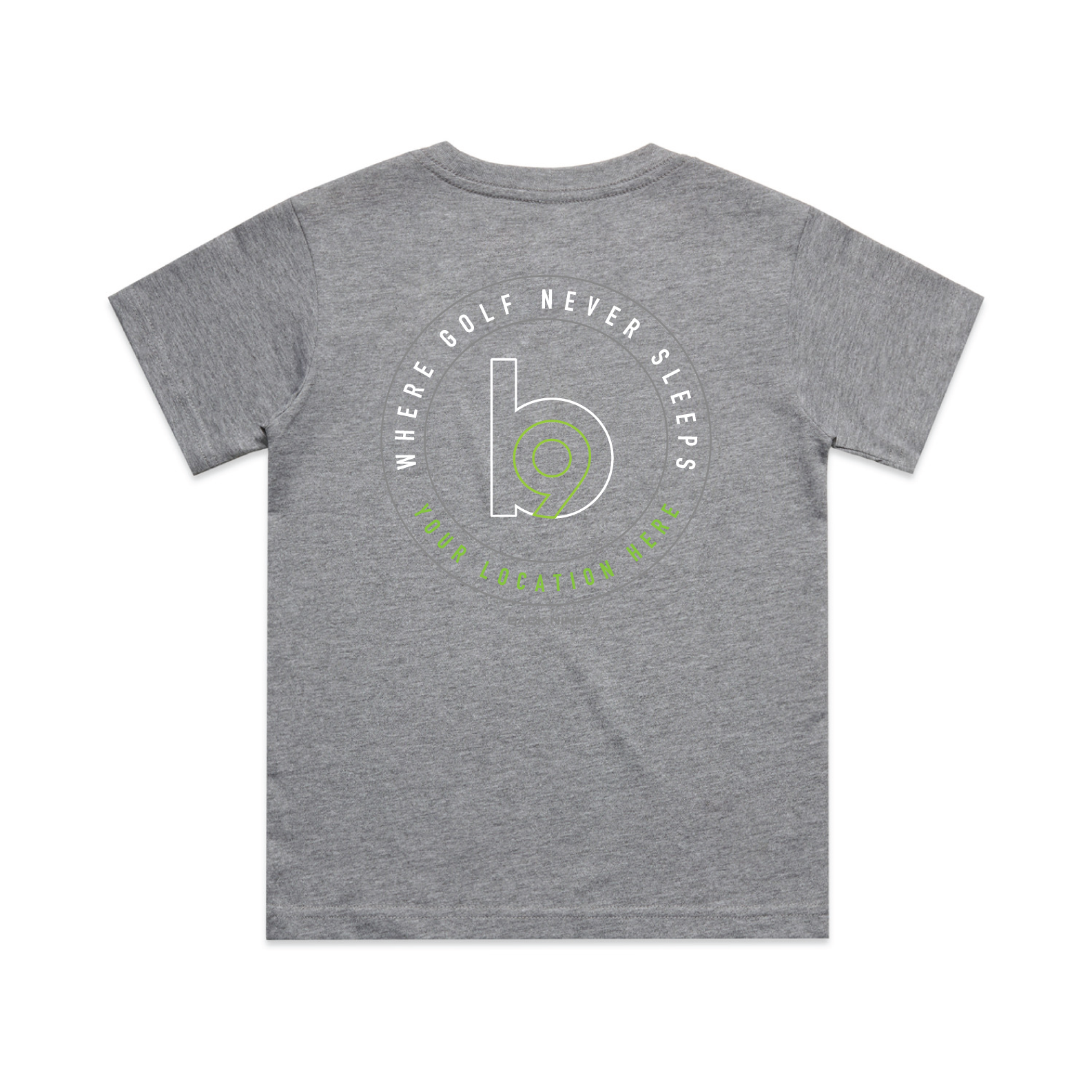 Crest — Sturdy Tee (Youth) — Athletic Heather Back