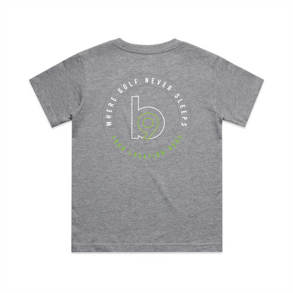 Crest — Sturdy Tee (Youth) — Athletic Heather Back