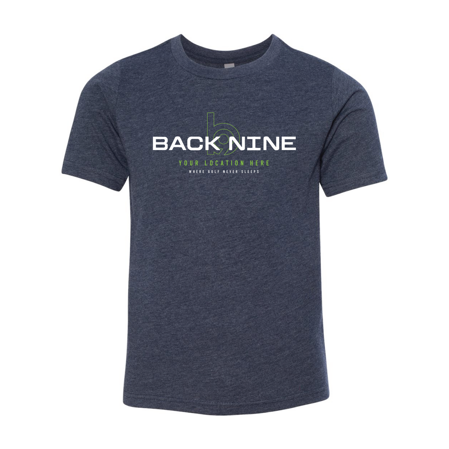 Blueprint — Easy Tee (Youth) — Midnight Navy Front