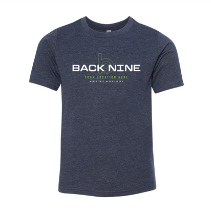Blueprint — Easy Tee (Youth) — Midnight Navy Front