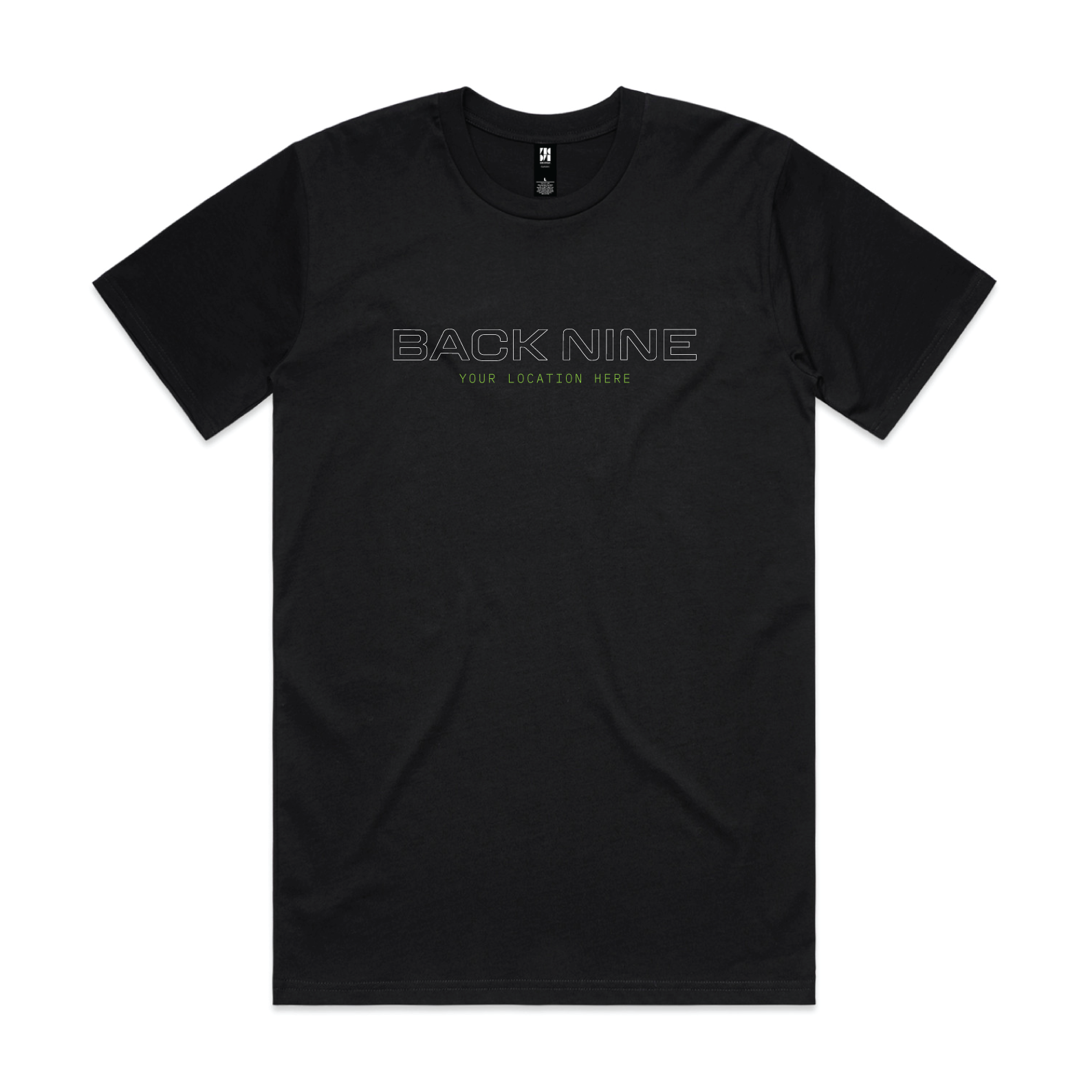 Signal — Sturdy Tee (Adult) — Black Front