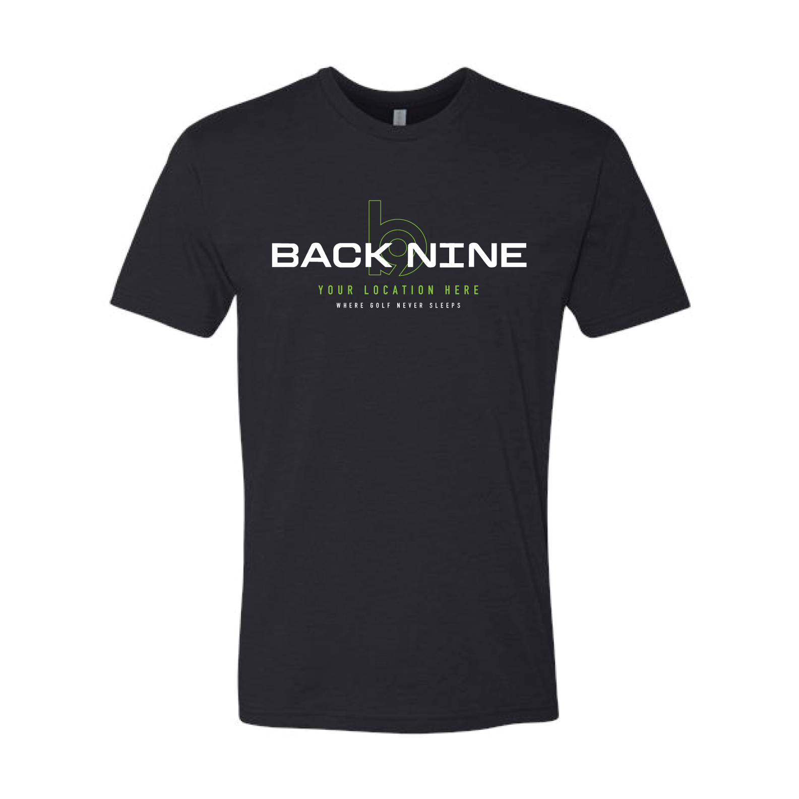 Blueprint — Easy Tee (Adult) — Black Front