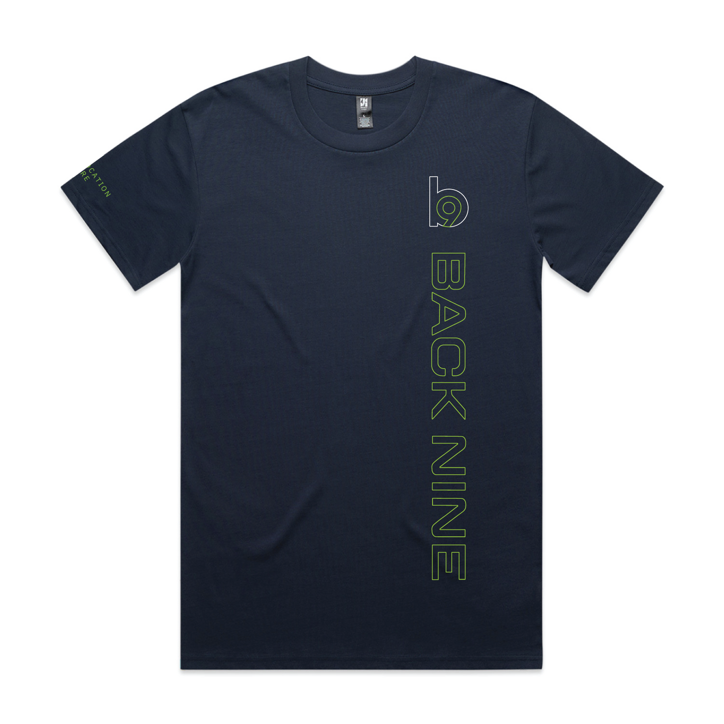 Sideline — Sturdy Tee (Adult) — Petrol Blue Front