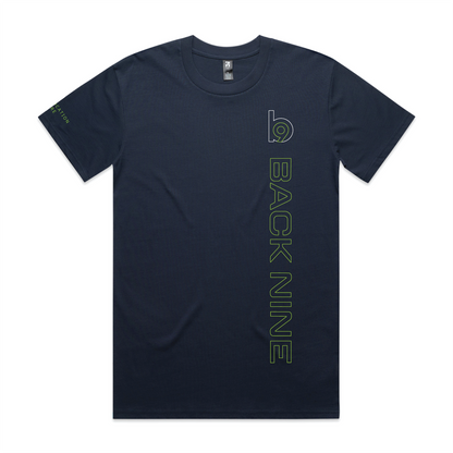 Sideline — Sturdy Tee (Adult) — Petrol Blue Front