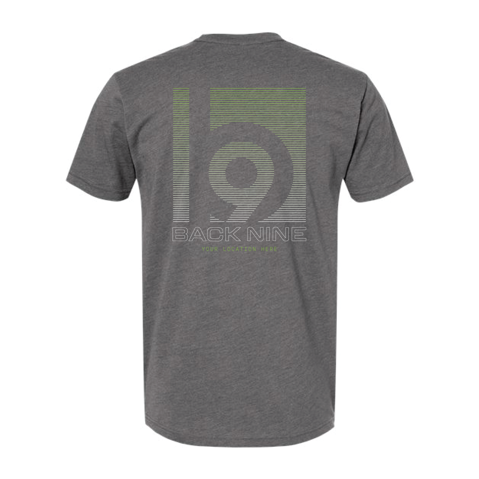 Signal — Easy Tee (Adult) — Heather Grey Back