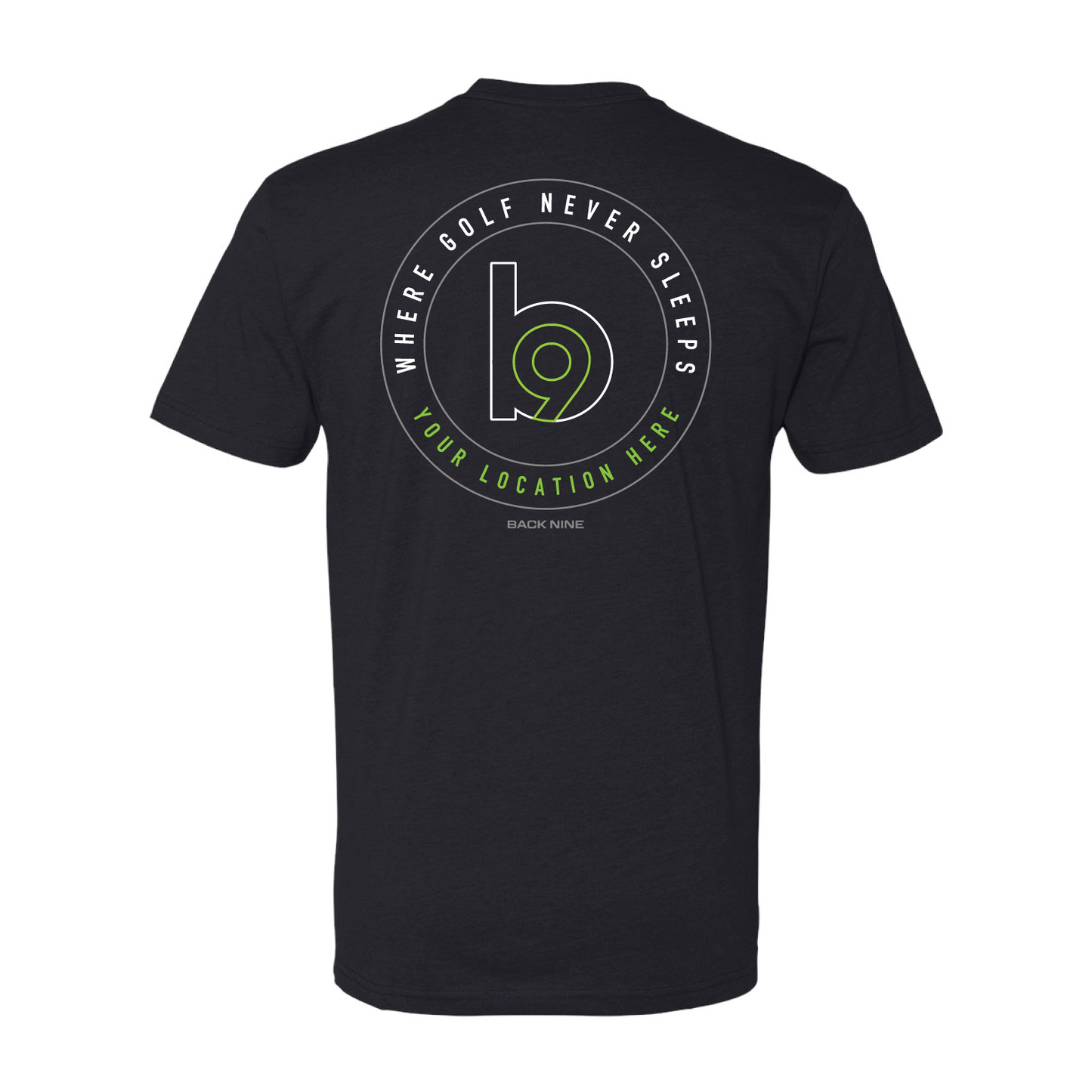 Crest — Easy Tee (Adult) — Black Front
