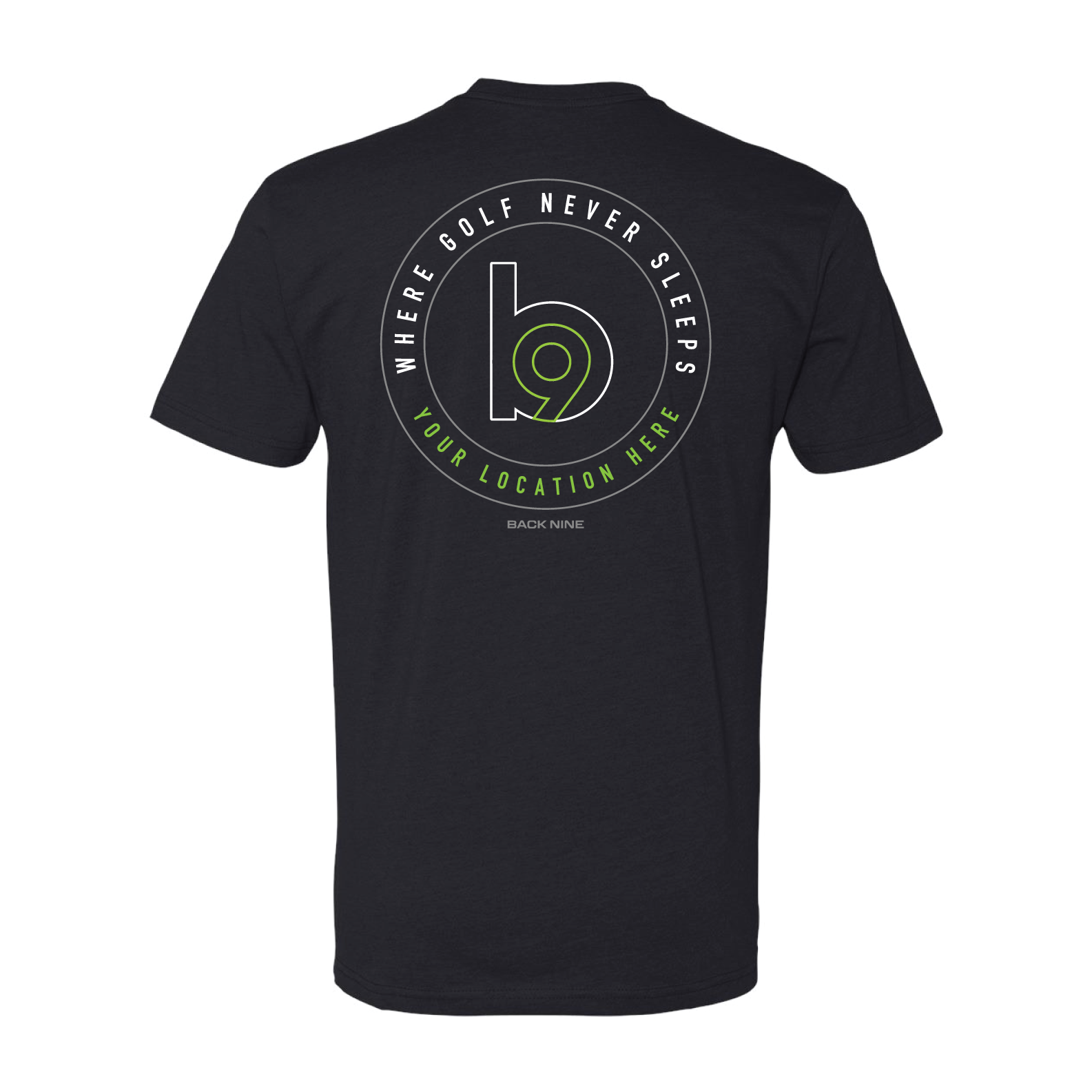 Crest — Easy Tee (Adult) — Black Front