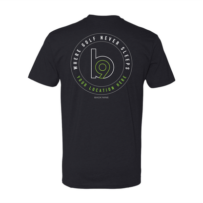 Crest — Easy Tee (Adult) — Black Front